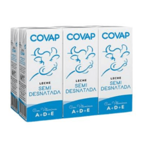 Leche Covap Semidesnatada 1L