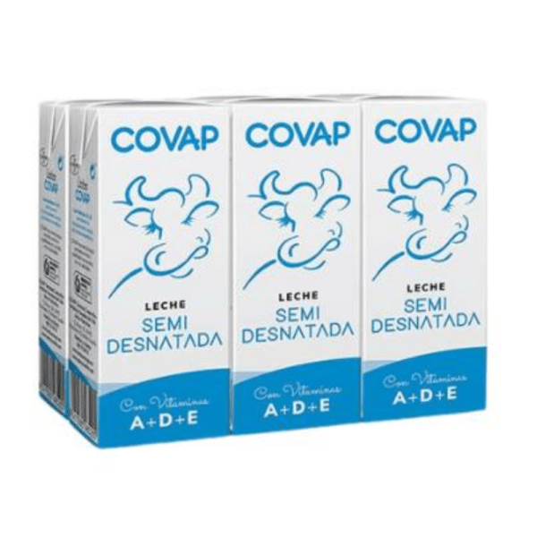 Leche Covap Semidesnatada 1L